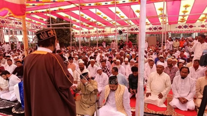 শরীয়তপুরের বিভিন্ন এলাকায় ঈদ উদযাপন