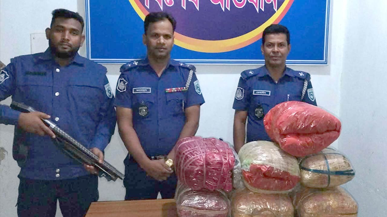 কুড়িগ্রামের উলিপুরে সাড়ে ২৭ কেজি গাঁজা উদ্ধার