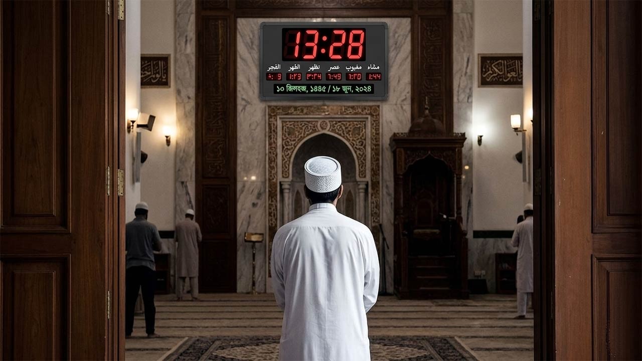 নামাজের মধ্যে ঘড়ি দেখা যাবে?