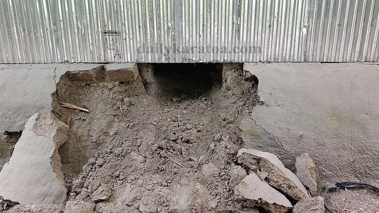 বগুড়ার শিবগঞ্জে একরাতে সাত বাড়িতে সিঁধ কেটে চুরি, আতঙ্কে গ্রামবাসী