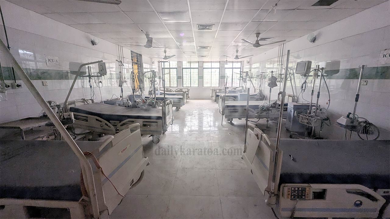 বগুড়ায় চার কোটি টাকার বার্ন ইউনিট ছয় বছর ধরে তালাবদ্ধ