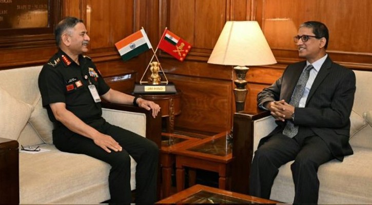 ভারতের সেনাপ্রধানের সঙ্গে বাংলাদেশ হাইকমিশনারের সৌজন্য সাক্ষাৎ