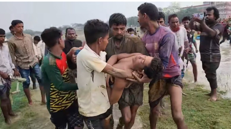 হাওরের বাঁধ কাটতে গিয়ে মাটিচাপায় যুবকের মৃত্যু