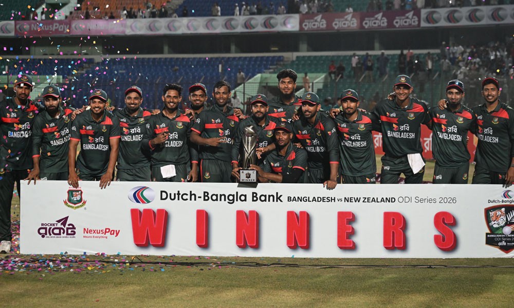 নিউজিল্যান্ডের বিপক্ষে সিরিজ জিতল টাইগাররা