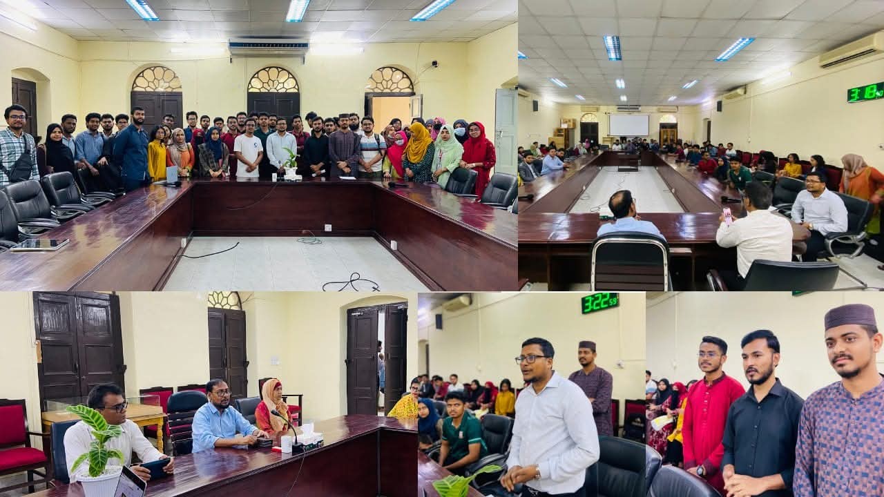 জবি আইটি সোসাইটির বার্ষিক কর্মপরিকল্পনা নিয়ে উপাচার্যের সাথে সৌজন্য সাক্ষাৎ