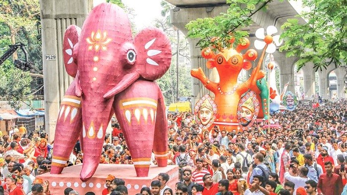 ঢাবি’র বর্ষবরণ বৈশাখী শোভাযাত্রা  শুরু সকাল নয়টায়