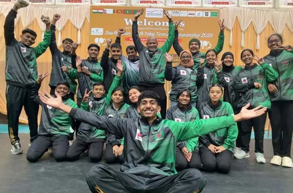 টেবিল টেনিসে ৮ পদক জিতল বাংলাদেশ