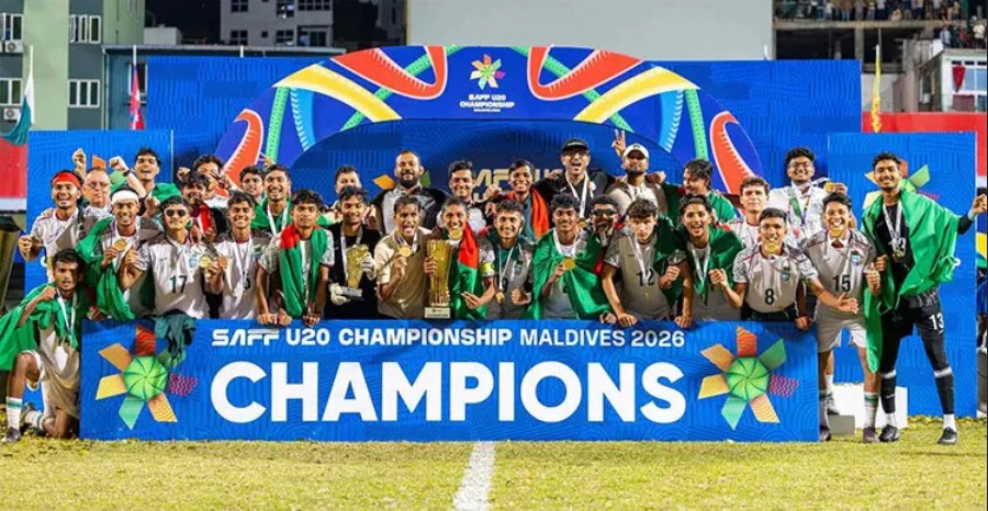 সন্ধ্যায় ঢাকায় ফিরছে সাফজয়ী যুবারা