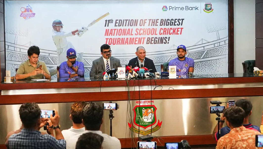 জার্সি উন্মোচনে স্কুল ক্রিকেটের স্মৃতিচারণ করলেন শান্ত