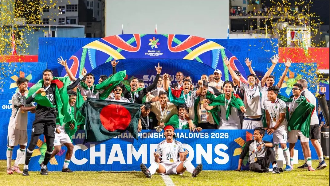 সন্ধ্যায় হাতিরঝিলে সাফজয়ীদের সংবর্ধনা