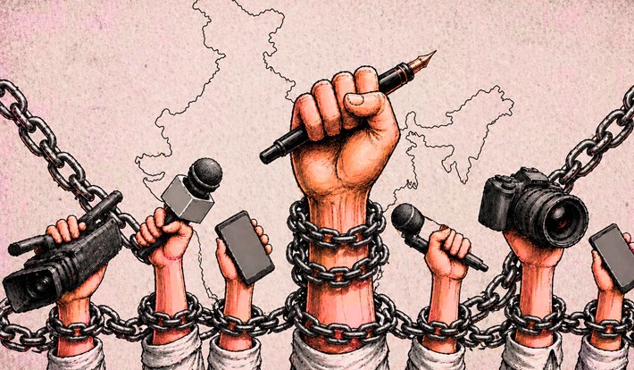 বিশ্বে সংবাদপত্রের স্বাধীনতা ২৫ বছরের মধ্যে সর্বনিম্ন