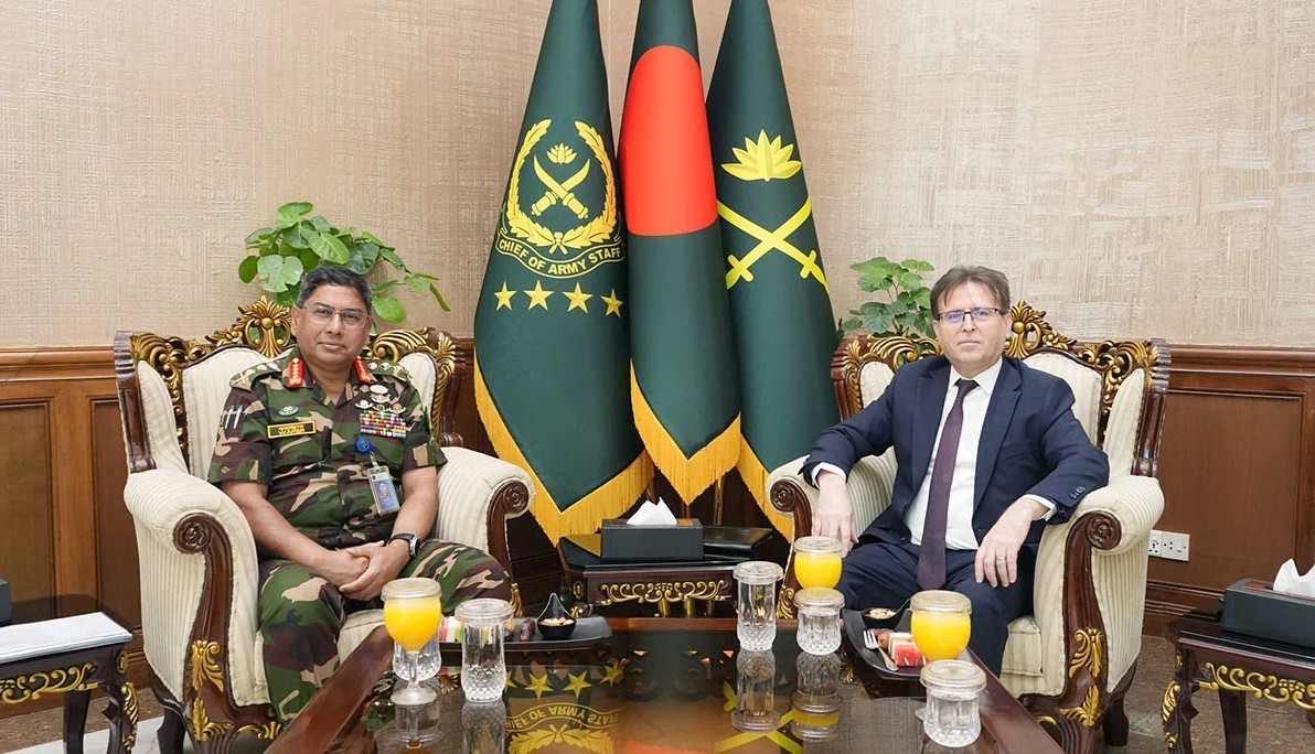 সেনাপ্রধানের সঙ্গে তুরস্কের রাষ্ট্রদূতের সাক্ষাৎ