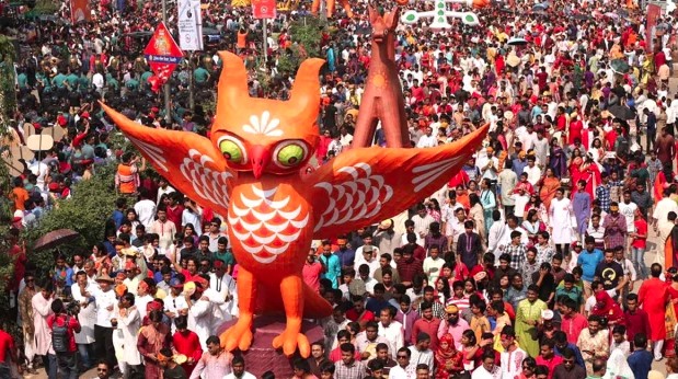 বৈশাখী শোভাযাত্রায় মুখে মুখোশ নিষিদ্ধ