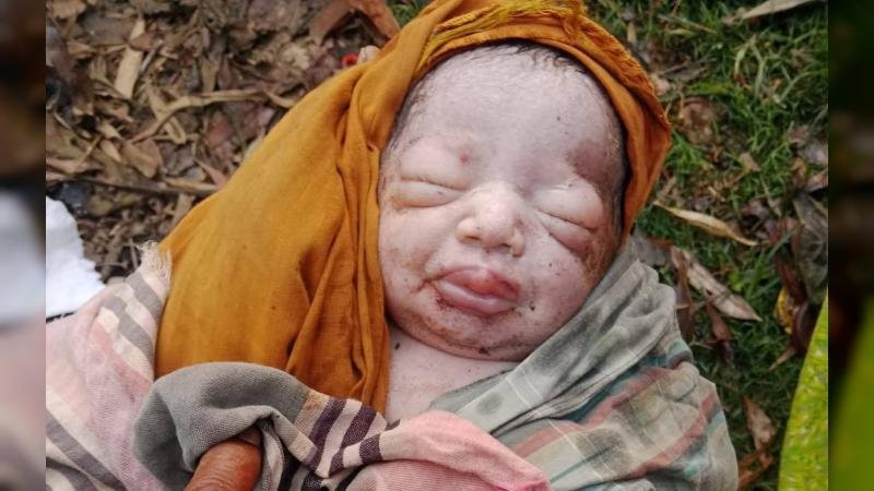 টাঙ্গাইলে রাস্তার পাশ থেকে নবজাতক কন্যা শিশু