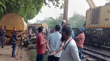 ১৬ ঘণ্টায়ও স্বাভাবিক হয়নি সিলেটের সঙ্গে রেল যোগাযোগ