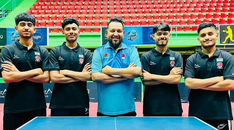সাউথ এশিয়ান যুব টেবিল টেনিসে বাংলাদেশের স্বর্ণ জয়