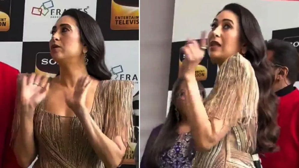 ‘বেশি জুম করবেন না’- ক্যামেরাম্যানকে কারিশমা কাপুর!