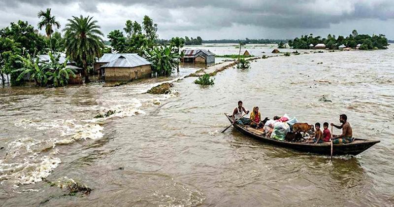 উত্তর-পূর্বাঞ্চলের ৯টি নদীর পানি বিপদসীমার ওপরে